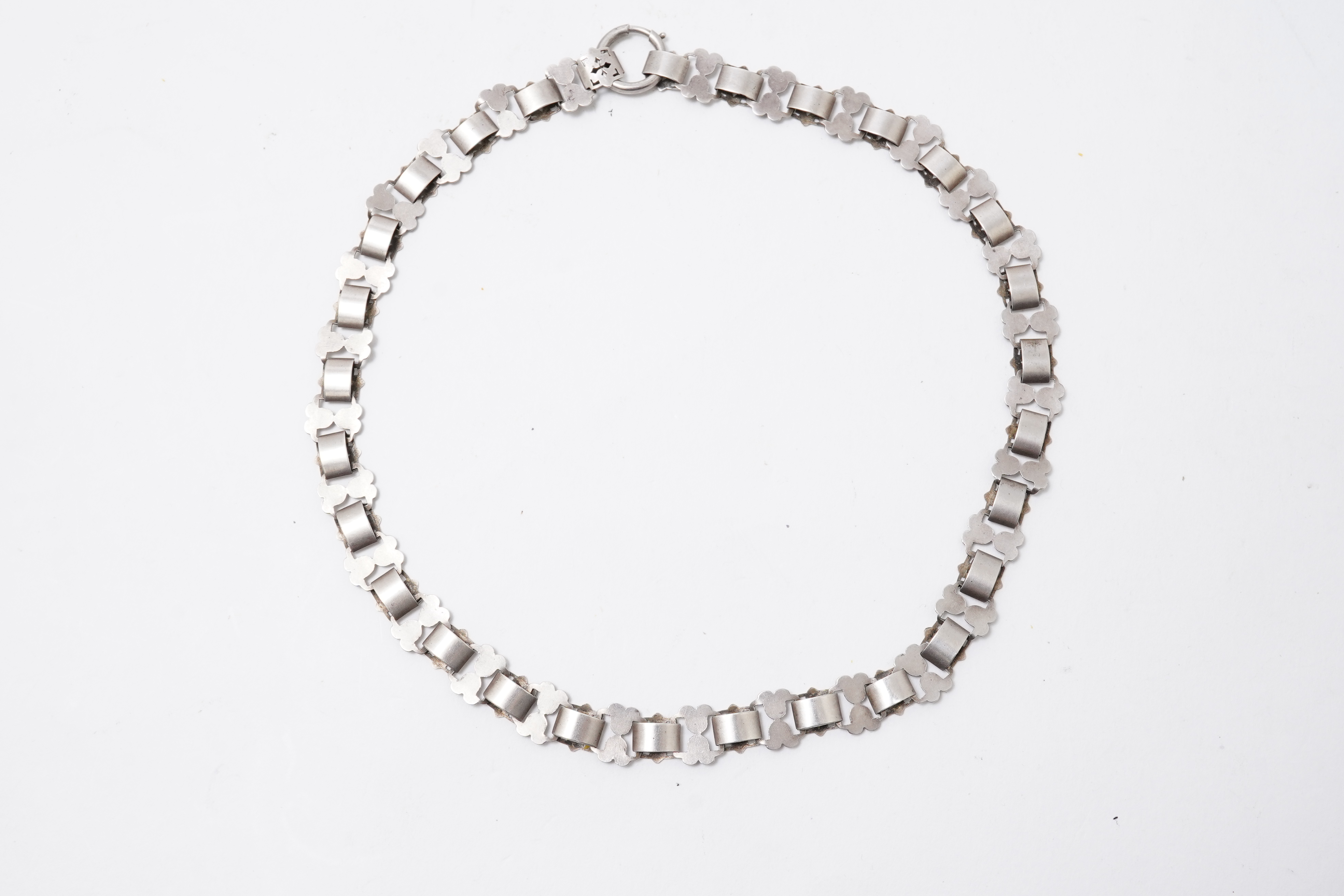 Three silver necklaces, 19th/early 20th century